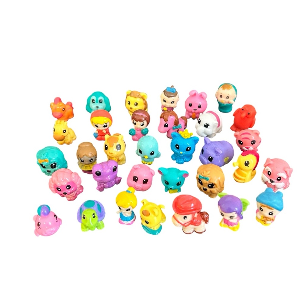 Squinkies Lot Y2K 2000s Toys Collectible Rubber Figures Plastic Balls Design!